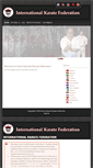 Mobile Screenshot of international-karate-federation.com